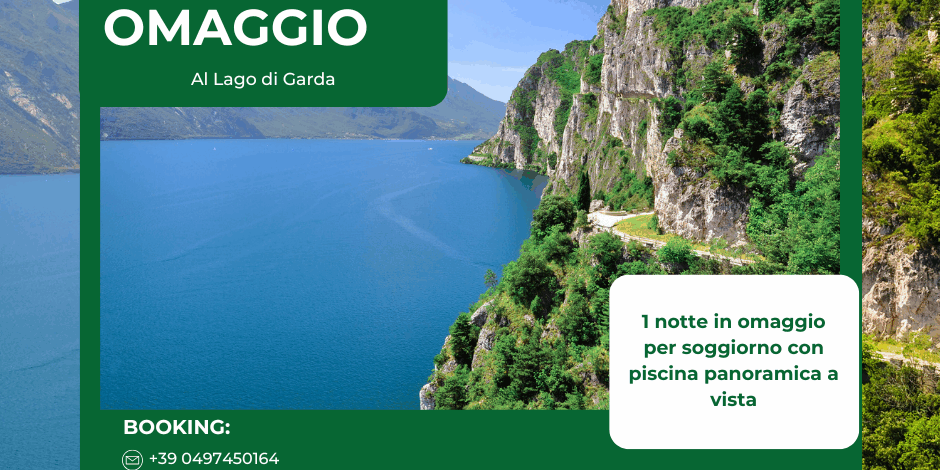 approfitta della promo 1 notte in omaggio al Lago di Garda 1 Notte in Omaggio al Lago di Garda presso l'Hotel Porta del Sole