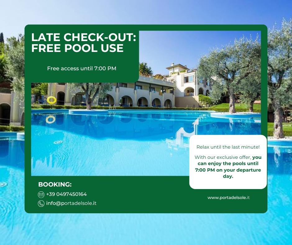 Late Check-Out with Complimentary Pool Access until 7:00 PM